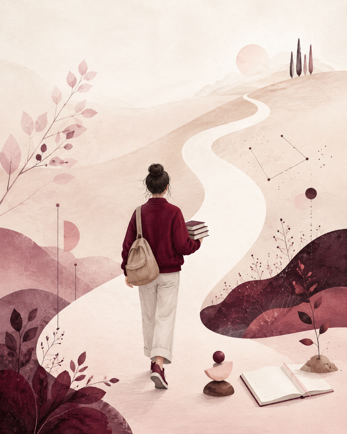 Illustrazione dedicata all’adolescenza e all’autonomia