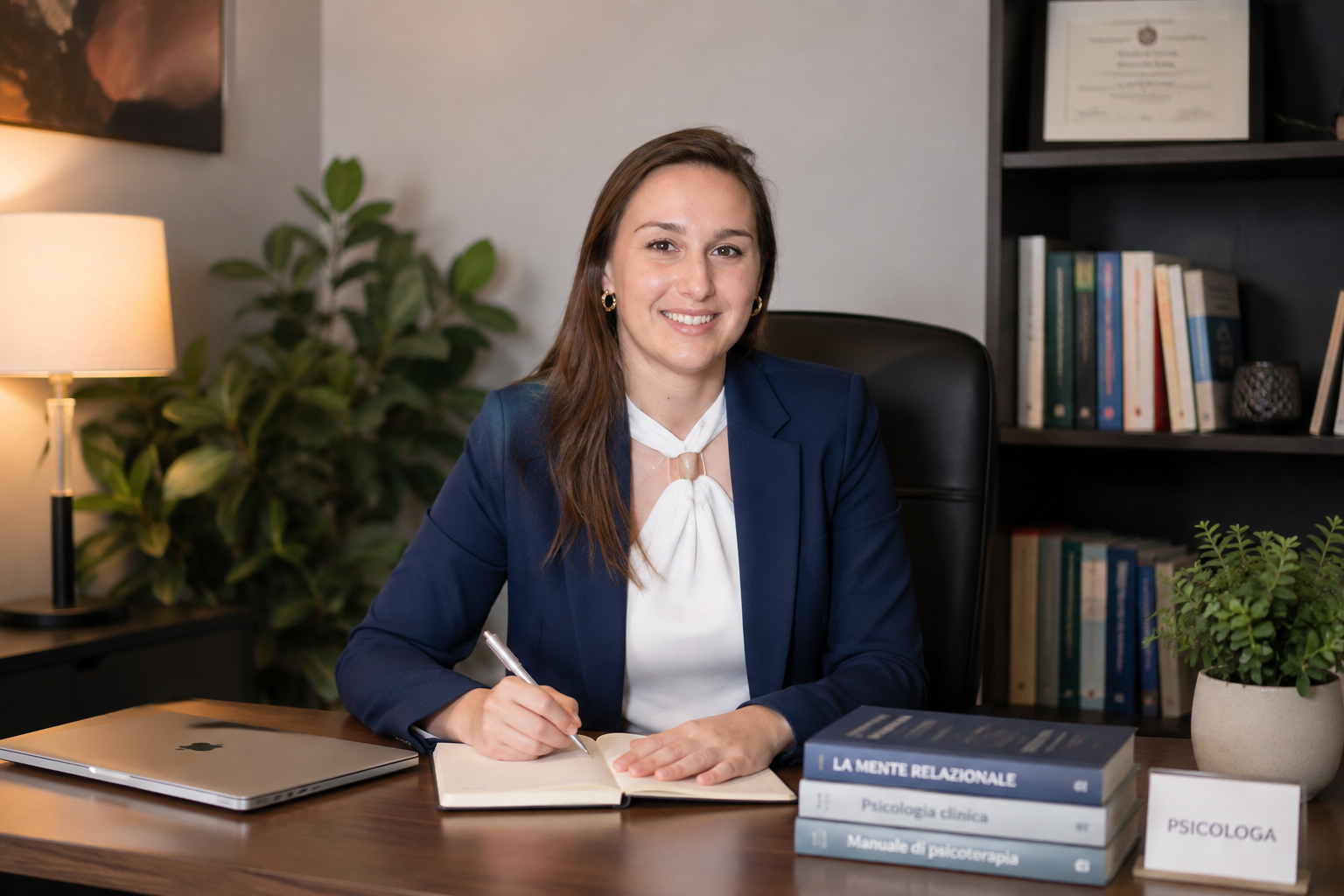 Eleonora Crepaldi, psicologa dell’età evolutiva, nel suo studio